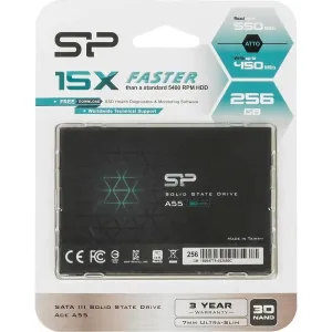 Silicon Power SSD 256Gb A55 SP256GBSS3A55S25 2.5", SATA3 фото