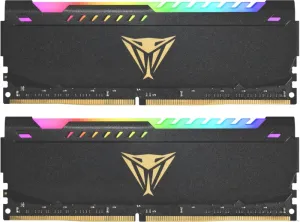 Память DDR4 2x16GB 3600MHz Patriot PVSR432G360C0K Viper Steel RGB RTL Gaming PC4-28800 CL20 DIMM 288-pin 1.35В dual rank с радиатором Ret фото