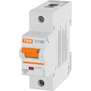 Автоматический выключатель TDM ELECTRIC ВА47-125 1Р 100А 15кА х-ка С SQ0208-0059 фото