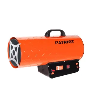 Калорифер газовый PATRIOT GS 50 [633445024] {Мощн. 50 кВт;Эл.двиг.: 70 Вт - 220 Вольт; Тип газа: пропан/бутан; Расход: 2,9 кг/час; Вес: 7.5 кг; Редуктор и шланг в комплекте.} фото