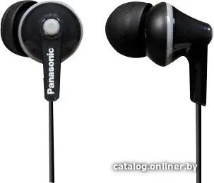 Наушники Panasonic RP-HJE125E-K внутриканальные, портативные, 10-24000 Гц, кабель 1.1 м черные фото