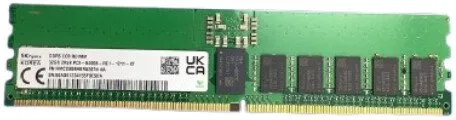 Оперативная память Hynix 32ГБ DDR5 6400 МГц HMCG88BHBRA287N 32 ГБ, 1 модуль DDR5 DIMM Registered, частота 6400 МГц фото