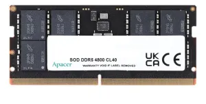 Оперативная память Apacer DDR5 8GB 4800MHz SO-DIMM PC5-38400 CL40 1.1V Retail 1024*16 3 years AS08GHB48CTDBGH/FS.08G2A.RTH фото