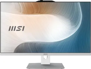 Моноблок MSI Modern AM242P 1M-2417XRU 23.8" Full HD Core 7 150U 1.8 16Gb SSD512Gb Graphics без ОС GbitEth WiFi BT 120W клавиатура мышь Cam белый 1920x1080 9S6-AE0722-2417 фото