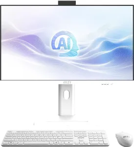Моноблок MSI Modern AM273QP AI 1UM-441XRU 27" WQHD Core Ultra 5 125U 1.3 16Gb SSD512Gb Arc graphics CR без ОС 2.5xGbitEth WiFi BT 150W клавиатура мышь Cam белый 2560x1440 9S6-AF0112-441 фото