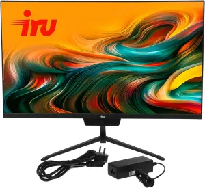 Моноблок IRU P233 23.8" Full HD i3 1215U 1.2 8Gb SSD256Gb UHDG Windows 11 Pro 64 GbitEth WiFi BT 65W Cam черный 1920x1080 2196001 фото