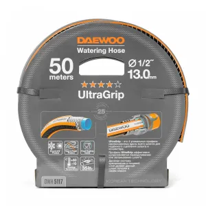 Шланг поливочный 1/2 " (13мм) DAEWOO UltraGrip 50 метров фото
