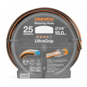 Шланг поливочный 5/8 " (15мм) DAEWOO UltraGrip 25 метров фото