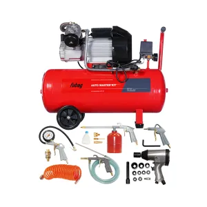 Компрессор масляный коаксиальный FUBAG AUTO MASTER KIT ( + 10 предметов) фото