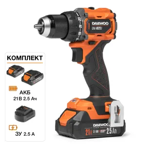 Дрель-шуруповерт аккумуляторная DAEWOO DAA 4021Li SET фото