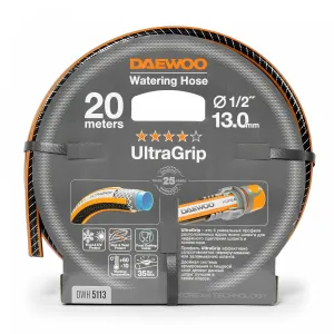Шланг поливочный 1/2 " (13мм) DAEWOO UltraGrip 20 метров фото