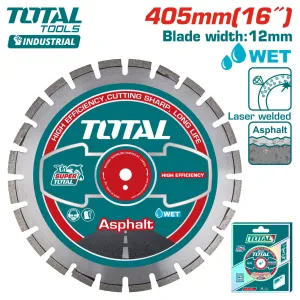 Диск алмазный (для резки асфальта) 405x12x25,4 мм TOTAL TAC2164053 Диск алмазный (для резки асфальта) 405x12x25,4 мм TOTAL TAC2164053 фото