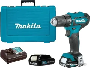 Дрель-шуруповерт Makita DF333DWYE (с 2-мя АКБ, кейс) фото