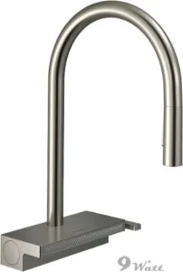Смеситель Hansgrohe Aquno Select M81 73837800 (стальной) фото
