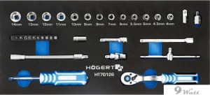 Универсальный набор инструментов Hoegert Technik HT7G126 (34 предмета) фото