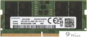 Оперативная память Samsung 16ГБ DDR5 SODIMM 5600 МГц M425R2GA3BB0-CWM фото