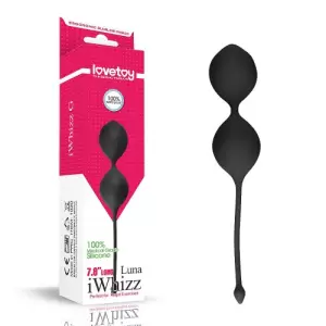 Вагинальные шарики Lovetoy iWhizz Luna 7.8" черные фото