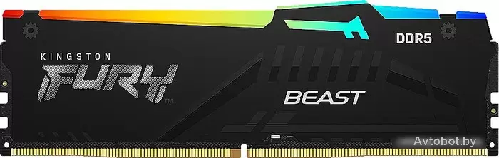 Оперативная память Kingston FURY Beast RGB 32ГБ DDR5 5600 МГц KF556C40BBA-32 фото