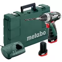 Дрель-шуруповерт Metabo PowerMaxx BS Basic 600080500 (с 2-мя АКБ 2 Ah) фото