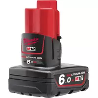 Аккумулятор Milwaukee M12 M12B6 4932451395 (12В/6 Ач) фото