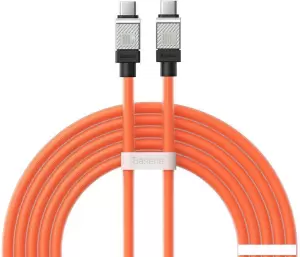 Кабель Baseus CoolPlay Series USB Type-C - USB Type-C (2 м, оранжевый) фото
