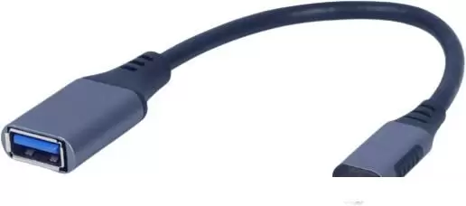 Кабель Cablexpert A-USB3C-OTGAF-01 USB Type-A - USB Type-C (0.15 м, фиолетовый) фото