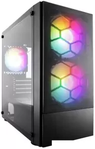 Корпус 1stPlayer Firebase X4-M-BK-2F1P-1F1 фото