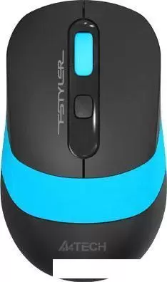 Мышь A4Tech Fstyler FG10 (черный/голубой) фото
