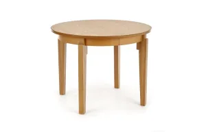 Стол обеденный HALMAR SORBUS дуб медовый/дуб медовый 100-200/100 фото
