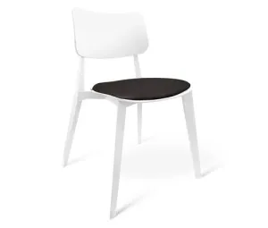 Стул Sheffilton SHT-S110-CN1 артикул СТ-252 белый/черный фото