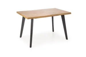 Стол обеденный HALMAR DICKSON 2 дуб натуральный/черный 150-210/90 фото