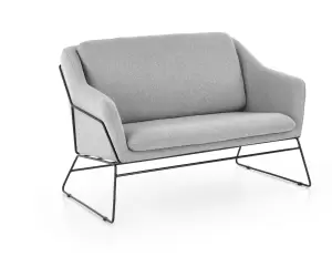 Софа HALMAR SOFT 2 XL серый/черный фото