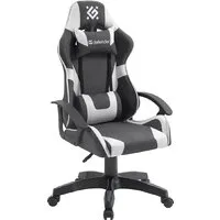 Игровое (геймерское) кресло Defender Ibis 64043 (серый/белый) фото