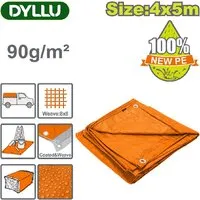Тент Dyllu DTTQ1945 4х5 м 90 г/м2 (оранжевый) фото