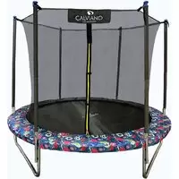 Батут Calviano Smile 183 см-6 ft с внутренней сеткой складной фото