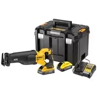 Сабельная пила DeWalt DCS386H2T (с 2-мя АКБ, кейс) фото