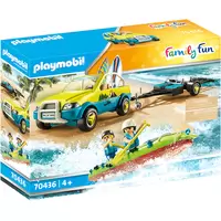 Конструктор Playmobil PM70436 Пляжный автомобиль с каноэ фото