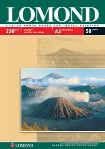 Фотобумага Lomond Глянцевая А3 230 г/кв.м. 50 листов (0102025) фото
