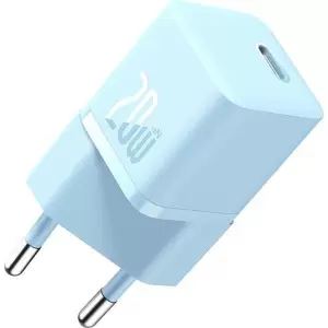 Сетевое зарядное Baseus GaN5 Fast Charger Mini 1C 20W CCGN050103 (голубой) фото