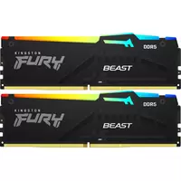 Оперативная память Kingston FURY Beast RGB 2x32ГБ DDR5 4800МГц KF548C38BBAK2-64 фото