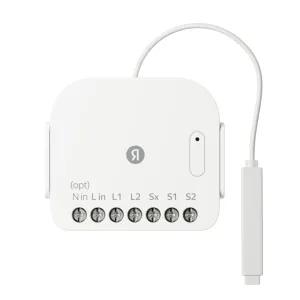 Умное реле Яндекс двухканальное Zigbee YNDX-00538 (цвет) Умное реле Яндекс двухканальное Zigbee YNDX-00538 (цвет) фото