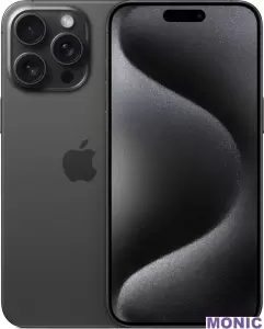 Смартфон Apple iPhone 15 Pro Max Dual SIM 256GB (черный титан) фото