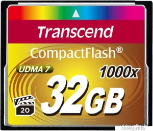Карта памяти Transcend 1000x CompactFlash Ultimate 32GB (TS32GCF1000) фото