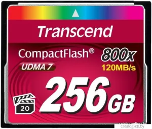 Карта памяти Transcend 800x CompactFlash Premium 256GB (TS256GCF800) фото