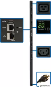 Блок распределения питания Tripp Lite PDUMV20HVNETLX фото