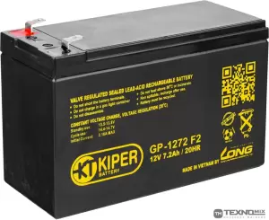 Аккумулятор для ИБП Kiper GP-1272 F2 (12В/7.2 А·ч) фото