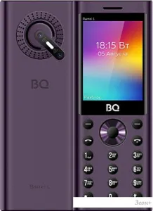 Кнопочный телефон BQ BQ-2458 Barrel L (фиолетовый) фото
