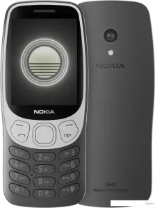 Кнопочный телефон Nokia 3210 4G (2024) Dual SIM TA-1618 (черный) фото