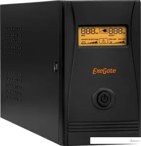Источник бесперебойного питания ExeGate SpecialPro Smart LLB-800.LCD.AVR.C13.RJ.USB фото
