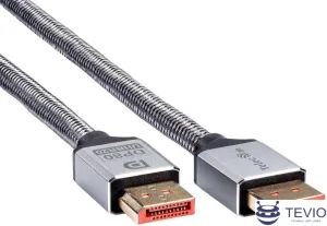 Кабель Telecom TCG850-1.5M DisplayPort - DisplayPort (1.5 м, серебристый/черный) фото